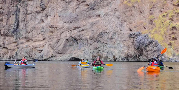 kayakers
