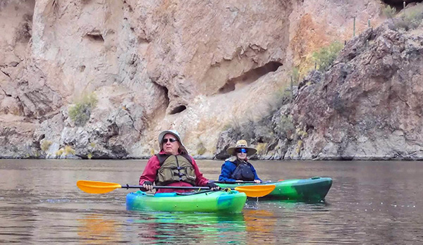 kayakers