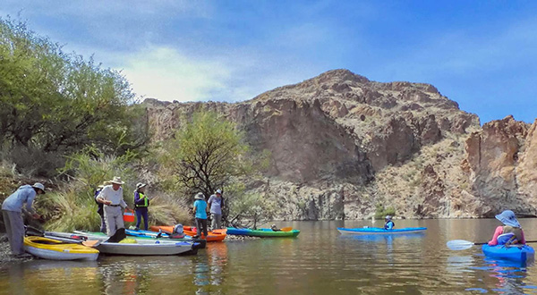 kayakers