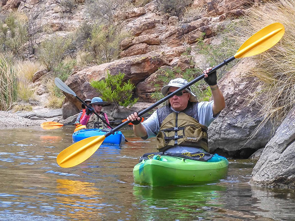 kayakers