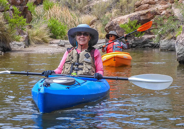 kayakers